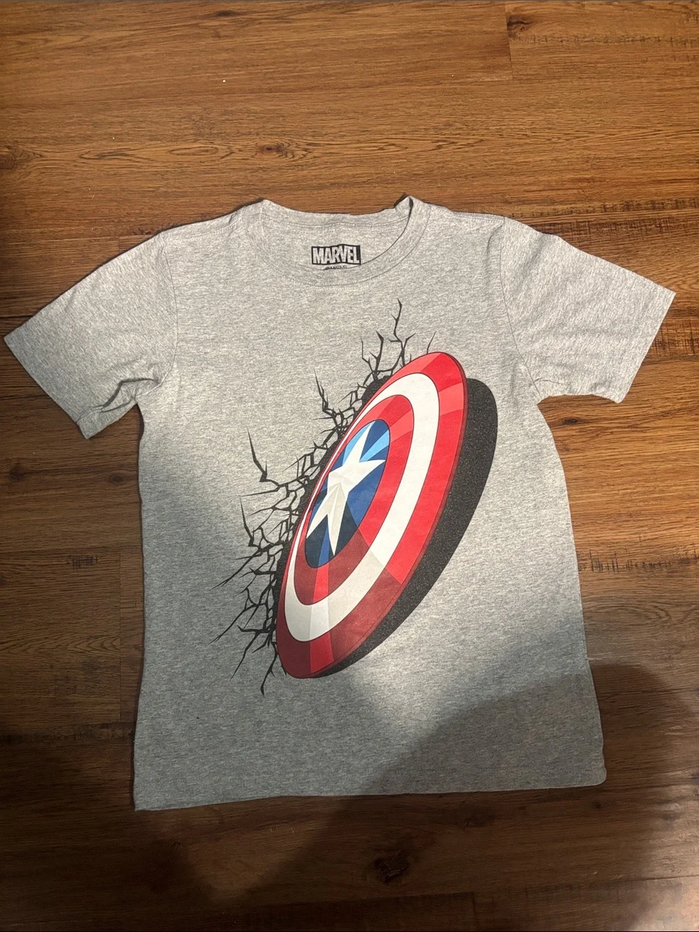 Marvel Kids Spider-Man & Captain America Tee Set - Red & Gray